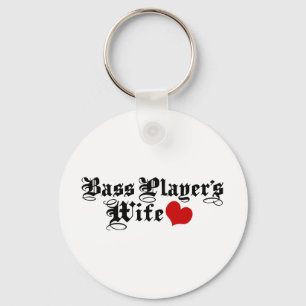 Bass Player's Wife Keychain