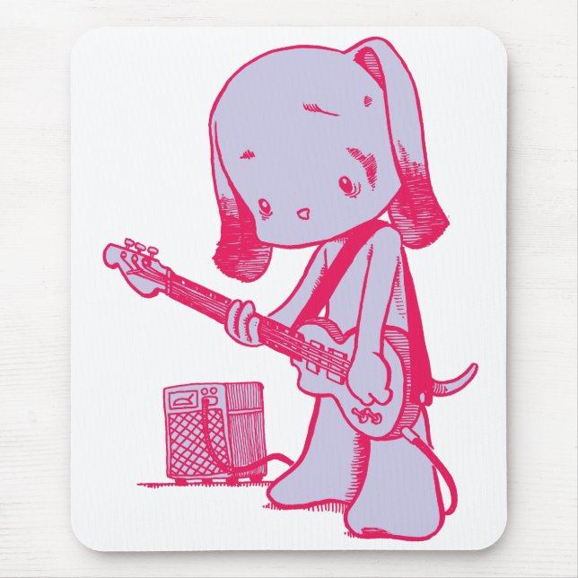 Bass Puppy Mousepad (Front)