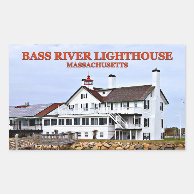 Bass River Lighthouse, Massachusetts Stickers (Front)