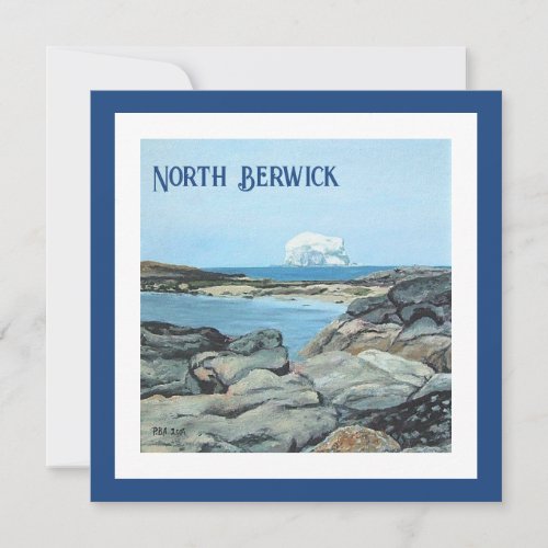 Bass Rock North Berwick Scotland by PolaBAlex  Holiday Card