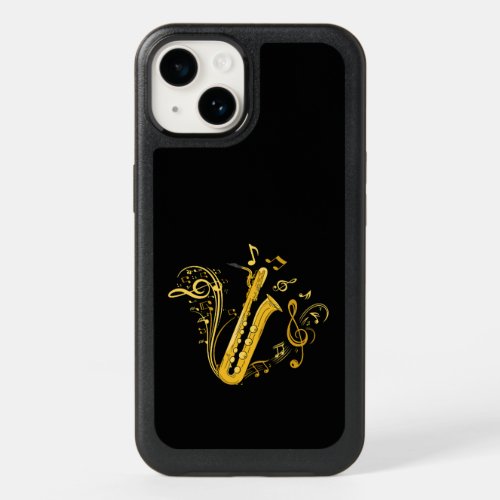 Bass Saxophone Player Orchestra Bass Saxophone OtterBox iPhone 14 Case