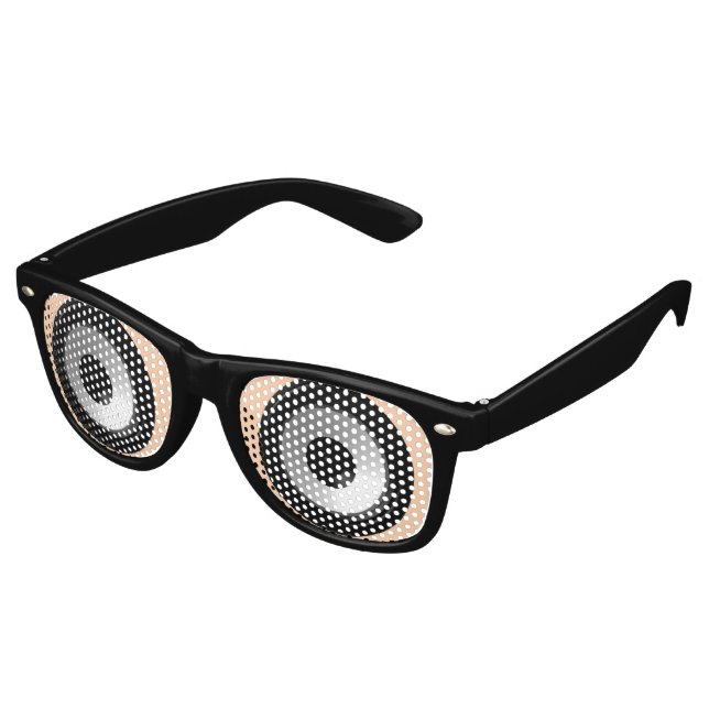 Bass Speakers Retro Sunglasses (Angled)