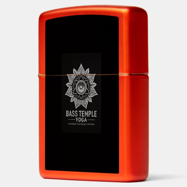Bass Temple Yoga Ganesh Sound System Mat Zippo Lighter (Left)