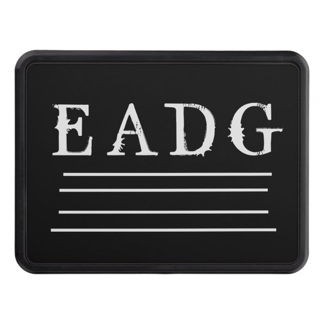 Bass Tuned Button Hitch Cover (Front)