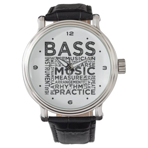 Bass Typography Watch