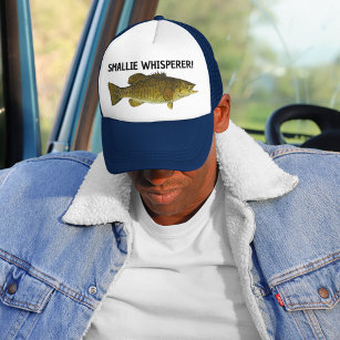 Funny Bass Fishing Hats & Caps