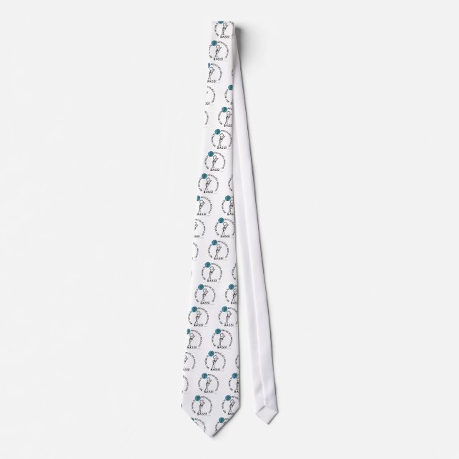 Bass  - World Revolves Around Neck Tie (Front)
