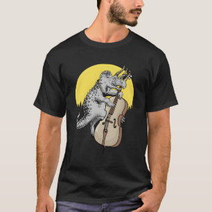 Bassasaurus Funny Triceratops Dinosaur Stand Up Do T-Shirt