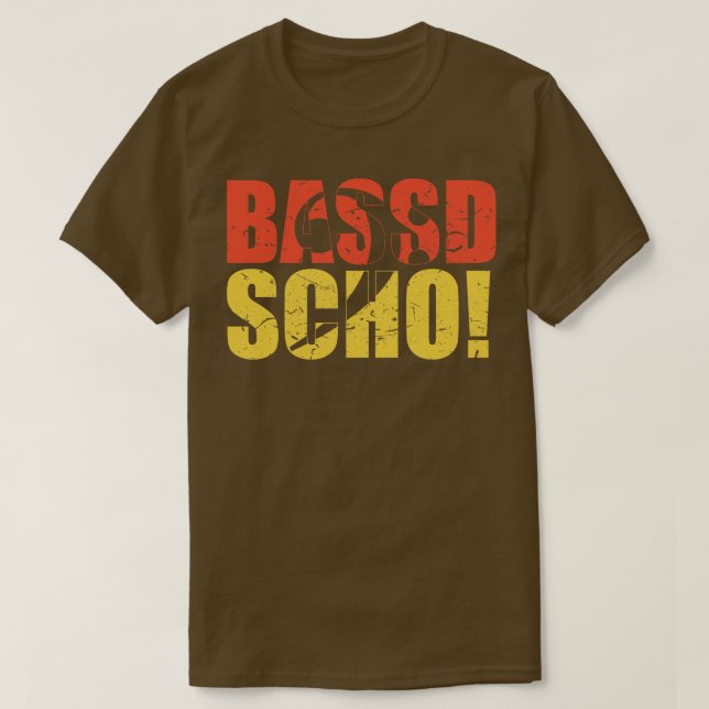 BASSD SCHO funny bassist gift 1 T-Shirt (Design Front)