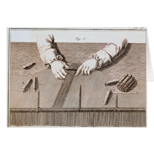 Basse-Lisse technique at the Gobelins tapestry (Front Horizontal)