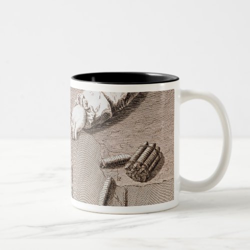 Basse_Lisse technique at the Gobelins tapestry Two_Tone Coffee Mug