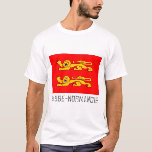 Basse_Normandie flag with name T_Shirt
