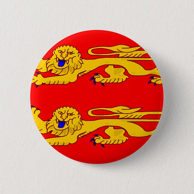 Basse Normandie, France flag Pinback Button (Front)