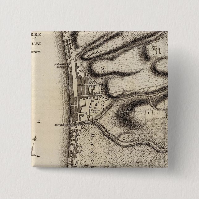 Basse Terre Pinback Button (Front)