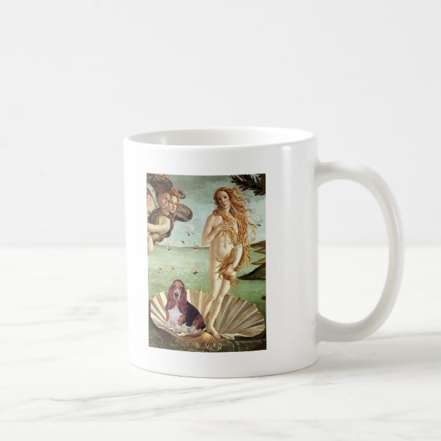 Basset 1 - Birth of Venus Coffee Mug (Right)