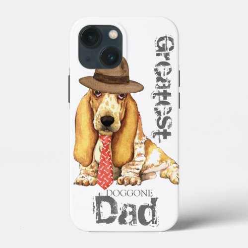 Basset Dad iPhone 13 Mini Case