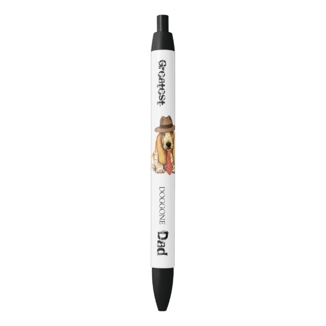Basset Dad Pen (Front Vertical)