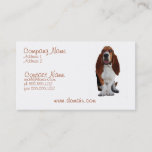 Basset Hond Dog Business Card