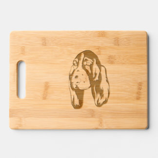 BASSET HOUND [25] ENGRAVED CUTTING BOARD