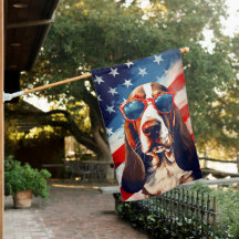 Basset Hound 4th of July Independence day