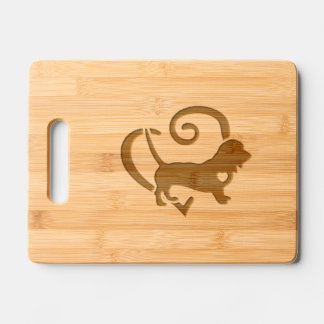 BASSET HOUND [9] ENGRAVED CUTTING BOARD