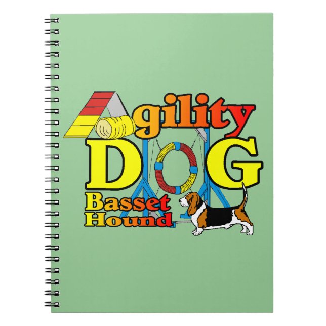 Basset_Hound_Agility Notebook (Front)