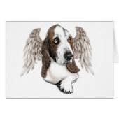 Basset Hound Angel (Front Horizontal)