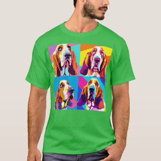 Basset Hound Art Dog Lover Gifts 1 T-Shirt