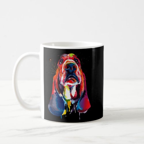 Basset Hound Artistic Funny Dog Cute Sweet Gift Bi Coffee Mug