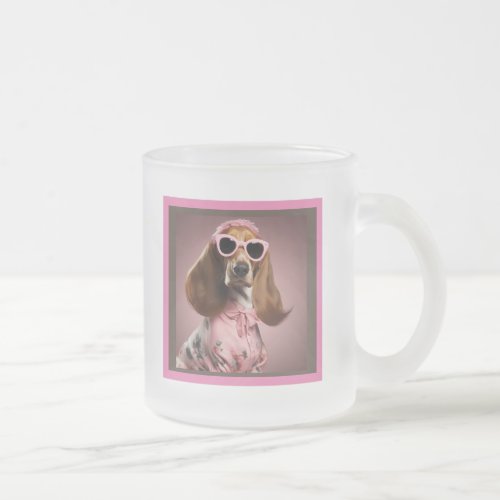 Basset Hound Barbie Mug