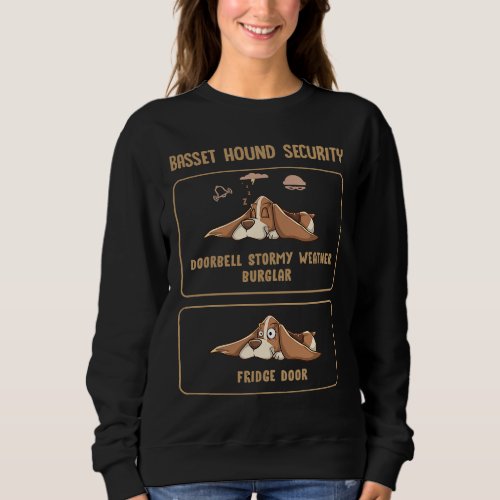 Basset Hound    Basset hound Security Sweatshirt