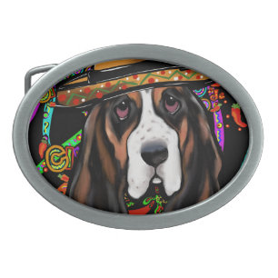 BASSET HOUND BELT BUCKLE