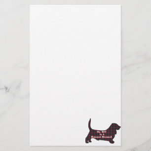 Basset Hound BFF Stationery
