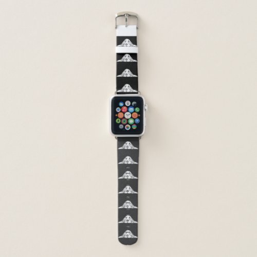 basset hound black white simple puppy dog eyes  apple watch band