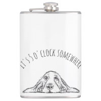 basset hound black white simple puppy dog eyes