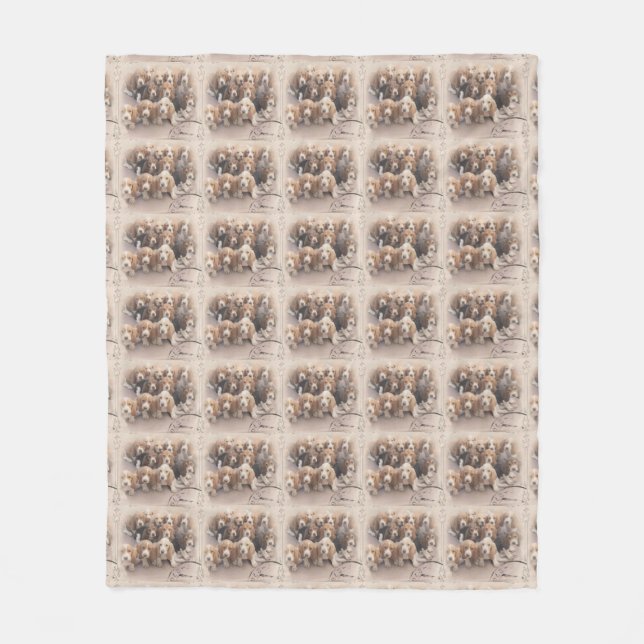 Basset hound Blanket (Front)
