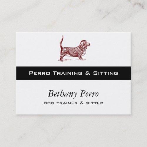Basset Hound Business Card