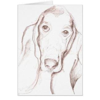 basset hound cards