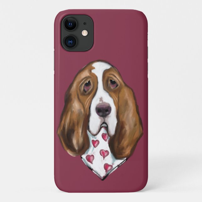 BASSET HOUND Case-Mate iPhone CASE (Back)