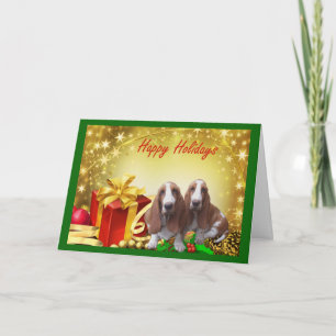 Basset Hound Christmas Card Gifts