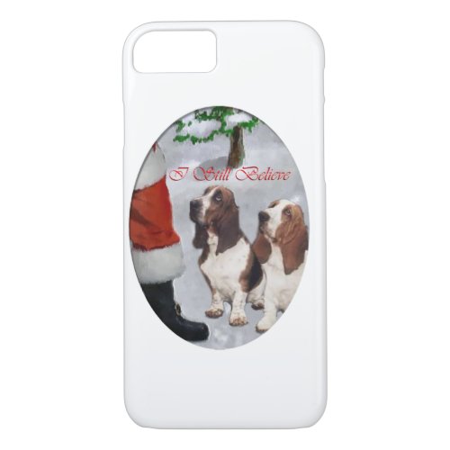Basset Hound Christmas iPhone 87 Case