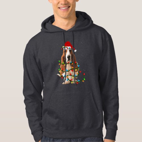 basset hound christmas funny basset hound dog love hoodie