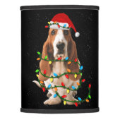 basset hound christmas funny basset hound dog love lamp shade (Front)
