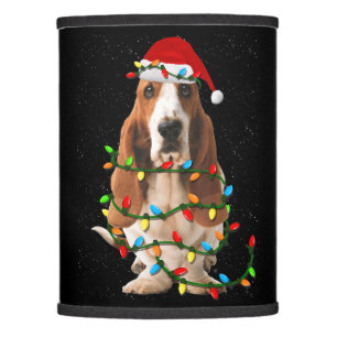 basset hound christmas funny basset hound dog love lamp shade