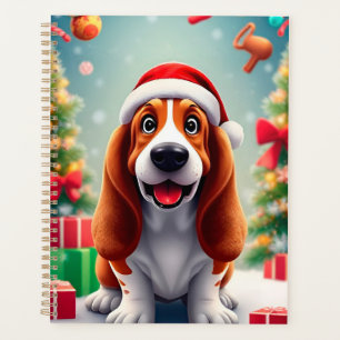 🎄 Basset Hound Christmas Planner Dog Holiday Gift