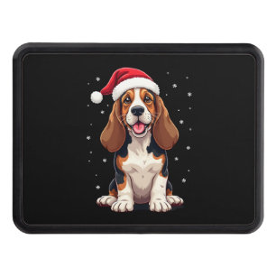 Basset Hound Christmas Tank Top Hitch Cover