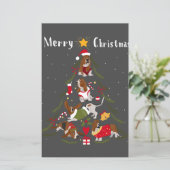 Basset Hound Christmas Tree Xmas Dog Lover (Standing Front)