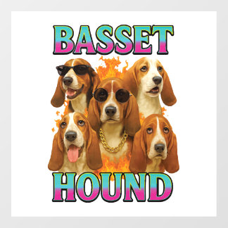 Basset Hound Copy Floor Decals
