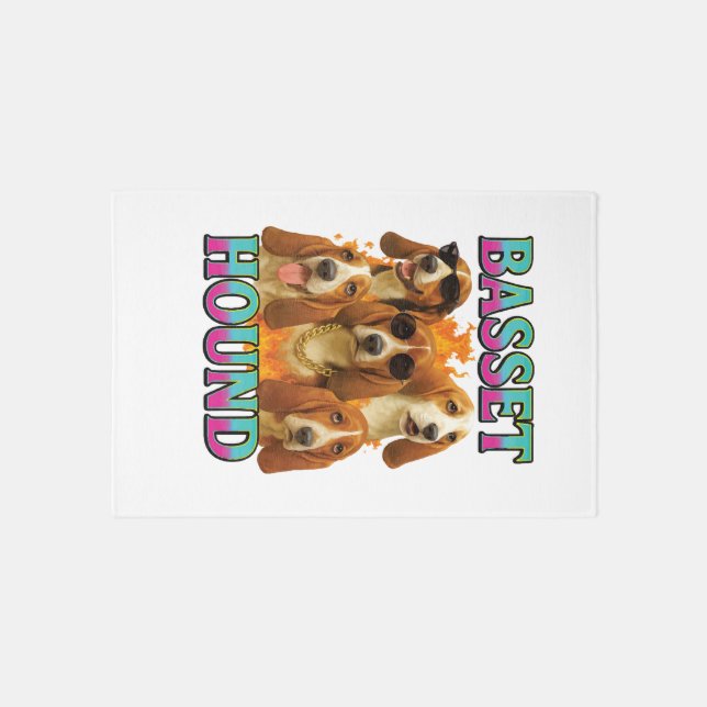 Basset Hound Copy Rug (Front)