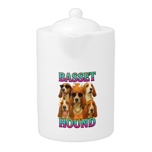 Basset Hound Copy Teapot (Front)
